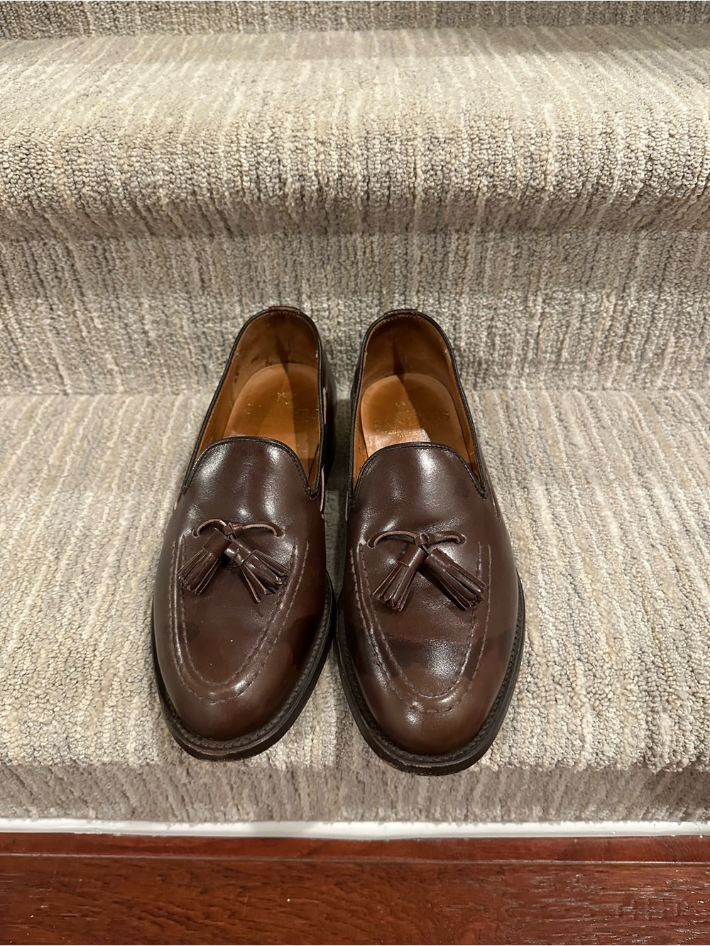 Brown Leather Tassel Loafer